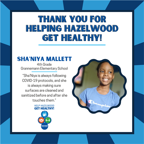 Help Hazelwood Get Healthy Spring Contest